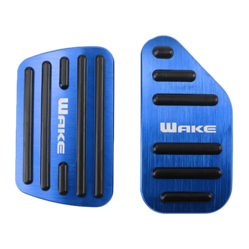 

SAWAKAKI Daihatsu Wake LA700S LA710S Специально разработанные алюминиевые накладки на педаль газа и педаль тормоза с логотипом Набор из 2 штук (синий)