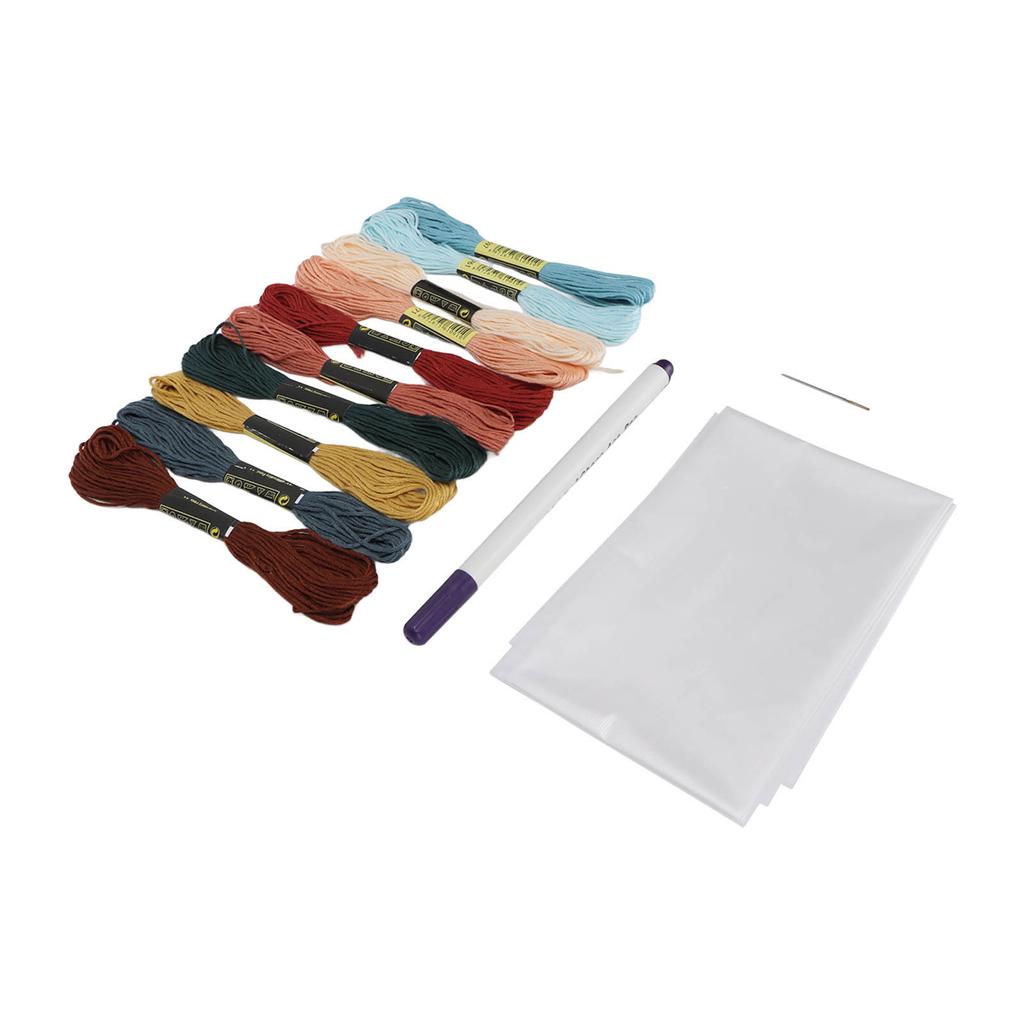 Embroidery Floss Kits 10 Bright Colors Good Toughness Easily Use Embroidery Thread for Bracelets Tassels DIY