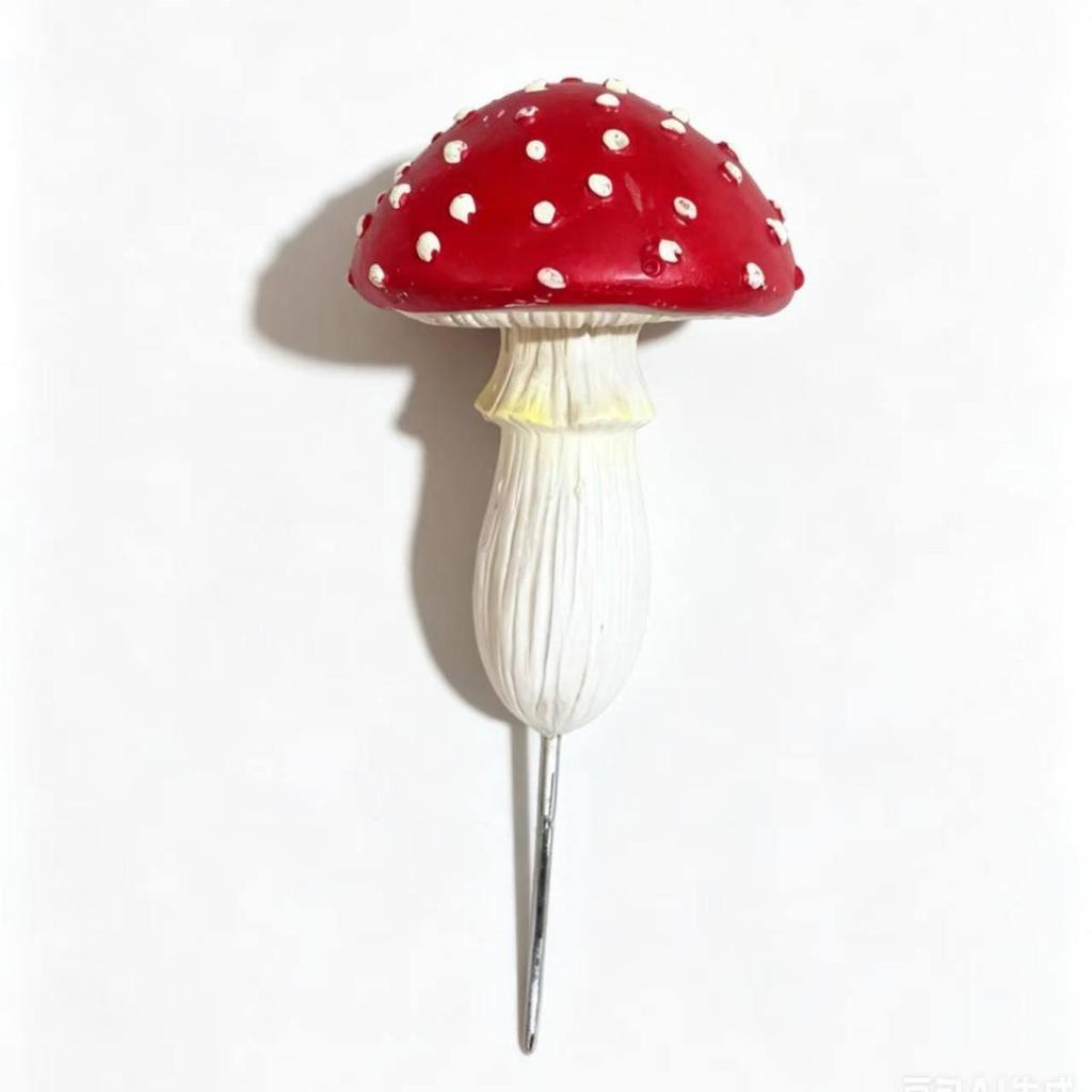Glowing Mushroom Resin Garden Stake for Outdoor Floral Decoration