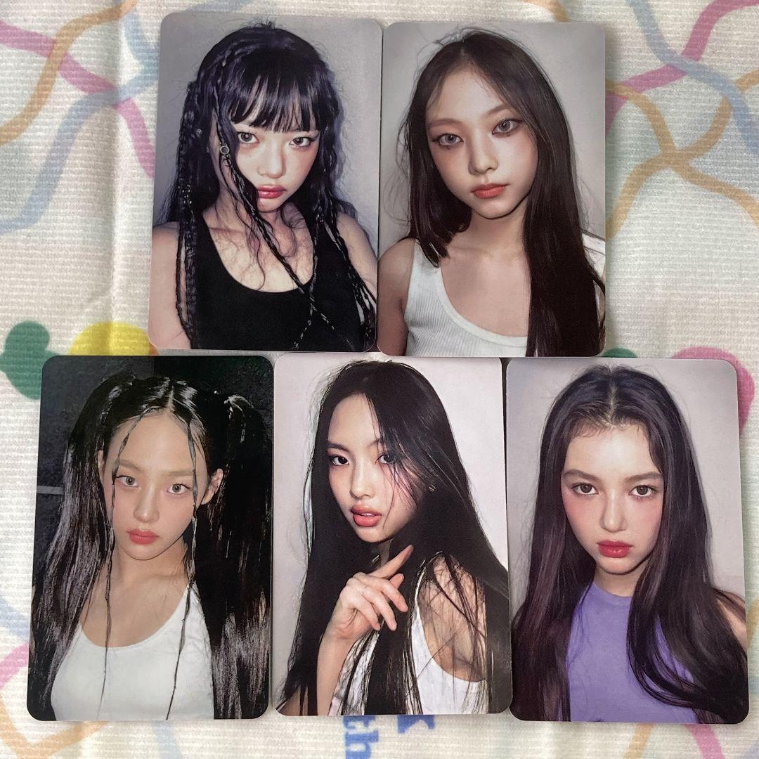 

[USED] NewJeans OMG SBS Gayo Daejun Sanok Trading Cards 5 pieces