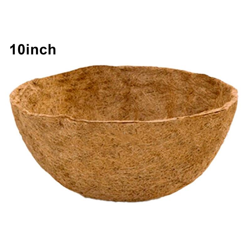 

Новая подвесная корзина из коричневого кокоса, подушка из кокосовой ткани, цветочная корзина, горшок для орхидеи, натуральный материал,