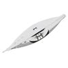 2Pcs Silver Tatting Shuttle Iron Sewing Accessory Durable Knitting Tool  Weaving Machine Use