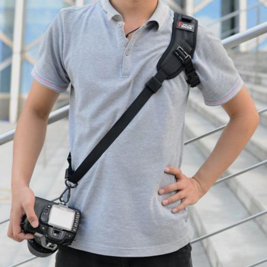 Focus F-1 Anti-slip Sling Belt Rapid Quick Shoulder Neck Strap for DSLR Camera