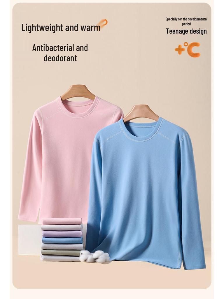 Teen Fleece Pajama Set: Warm, Breathable Base Layer for Big Kids – Ideal for Autumn
