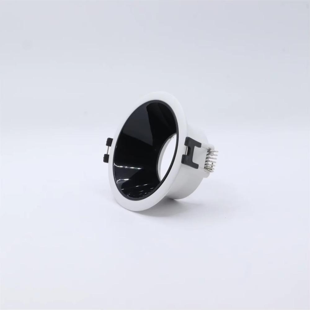 GU10 Spotlight Flush Mount Downlight Round Spotlight Ceiling Light Fixture GU10/G5.3 75mm Reflector Indoor Recessed Down Light