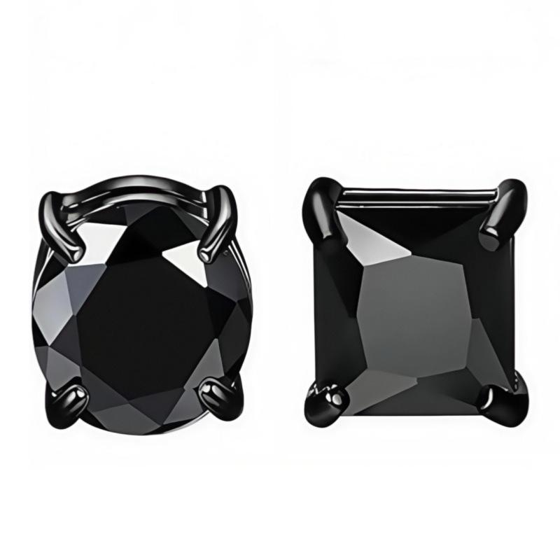 Zirconia Magnet Claw Fake Earrings - Unisex No-Piercing Ear Clip