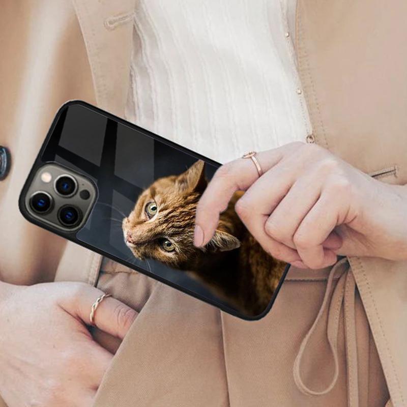 Cute Cat Animal Magnetic Phone Case For APPLE iPhone 17 Air 16 14 13 12 Pro Max 15 Plus Wireless Charge With MagSafe Cover