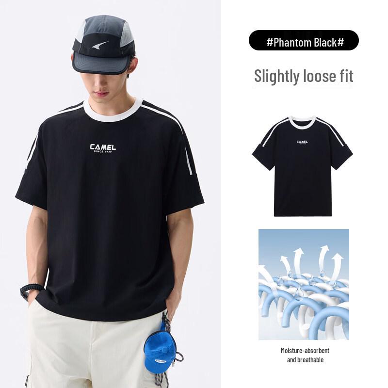 CAMEL Unisex Crew Neck Short Sleeve T-Shirt XL