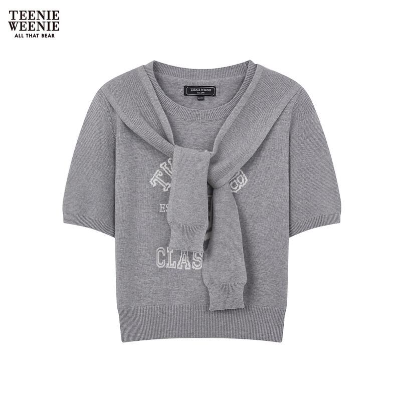 Teenie Weenie Bear Logo Short Sleeve Knit Top M