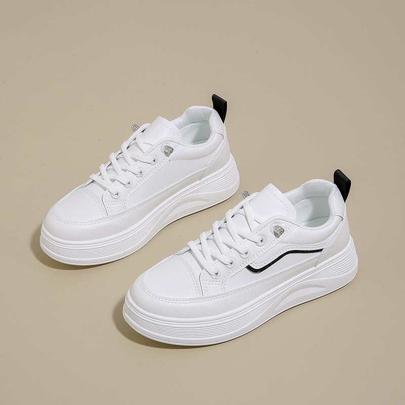Autumn New Breathable Little White Shoes Female Students Platform Versatile Casual Sports Board Shoes 5