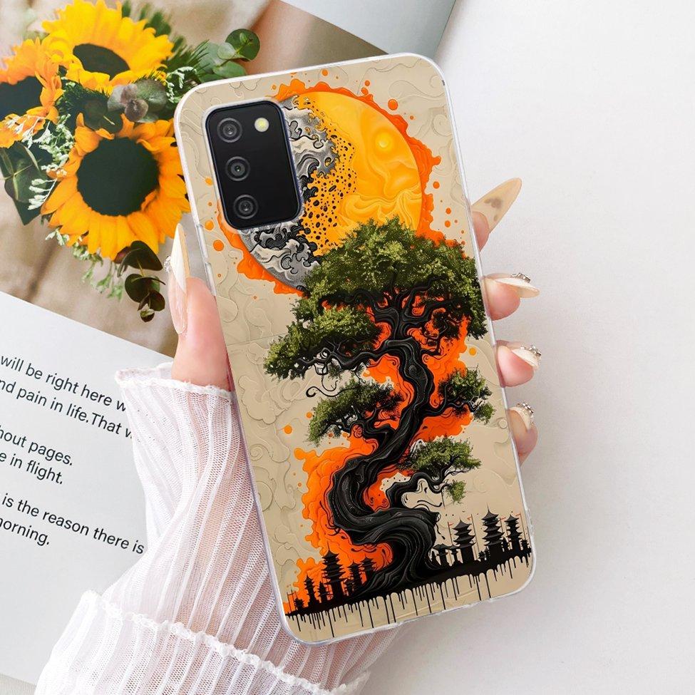 Clear Cover For Samsung A03s Case Cute Fashion Butterfly Funny Painted Casing For Samsung Galaxy A03s SM-A037F SM-A037M SM-A037G