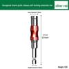 Magnetic Hexagonal Screwdriver Bit Extension Rod with Self-Locking Connecting Sleeve for Electric Drills - Air Screwdriver Conversion Head