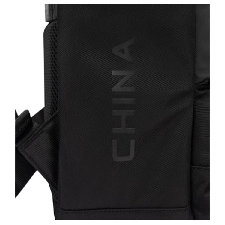 New Anta Fabric Backpack Unisex Basic Black 192527153-1