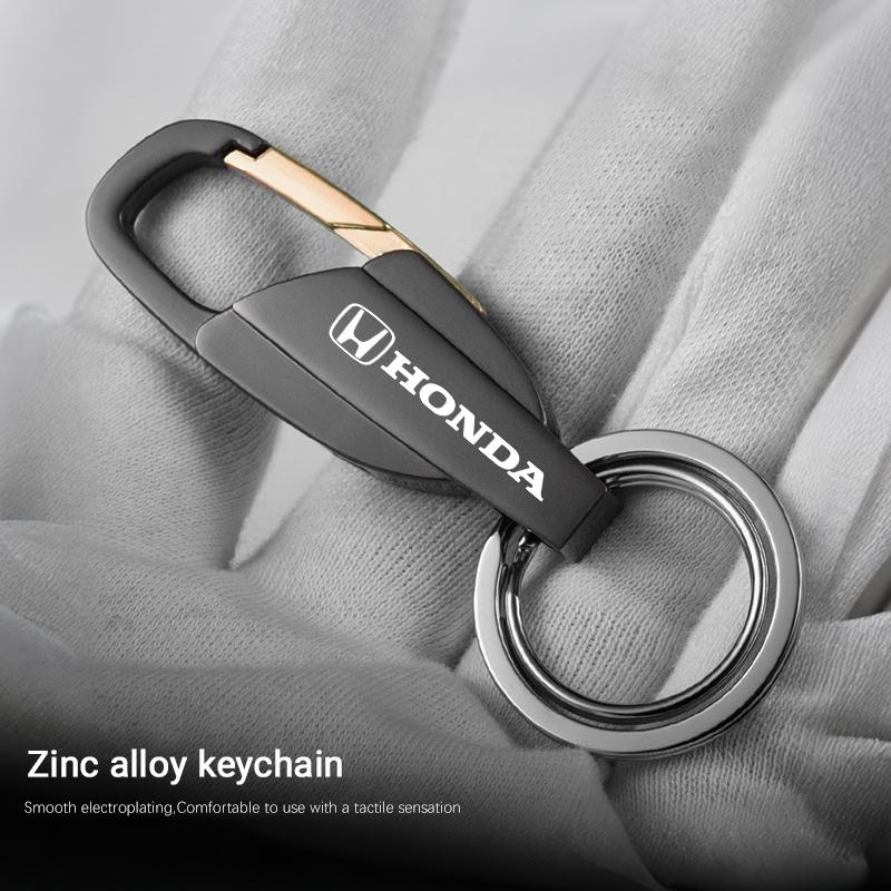 Car Emblem Keychain Zinc Alloy Antirust Key Ring For Honda Civic Accord Crosstour Spirior Odyssey Avancier UR-V Sienna Elysion BI2