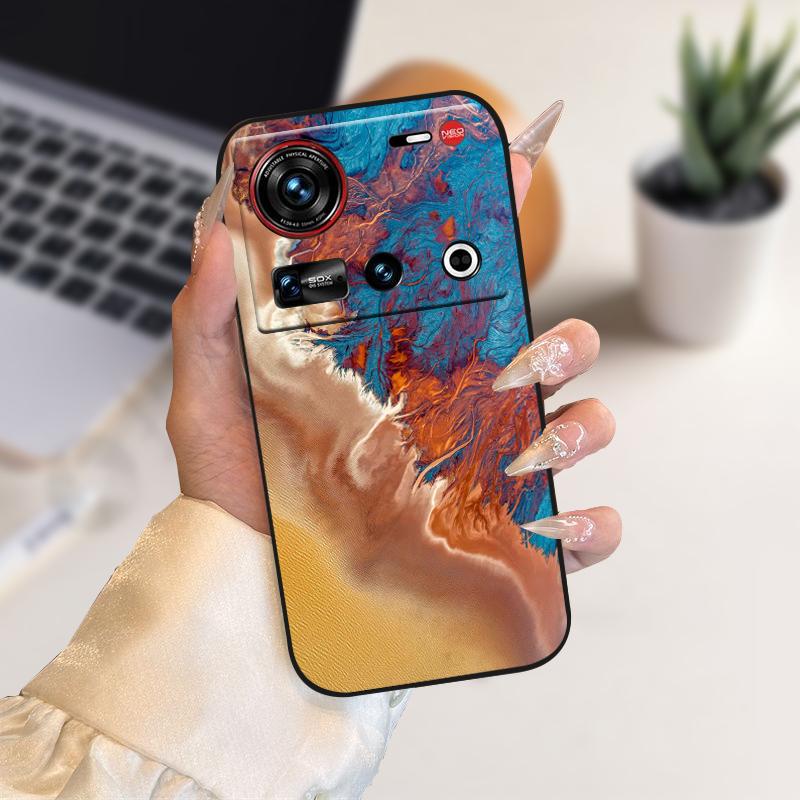 Handyhülle für ZTE nubia Z70 Ultra Hüllen NX733J Cartoon Weiche TPU Silikon Hülle für Nubia Z 70 Ultra 5G Schutzhülle Bumper