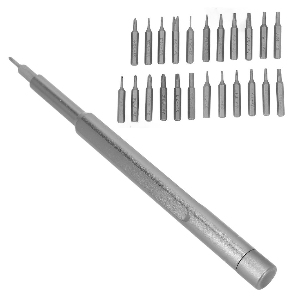 24 in 1 Schraubendreher Multifunktionale Uhrenreparatur Manuell Magnetisches Schraubendreher-Set zum Reparieren