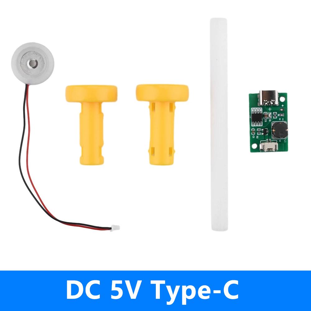 DC5V Single Spray Non-Switched Atomization Humidification Module DIY Ultrasonic Atomizer TYPE-C Mini Humidifier