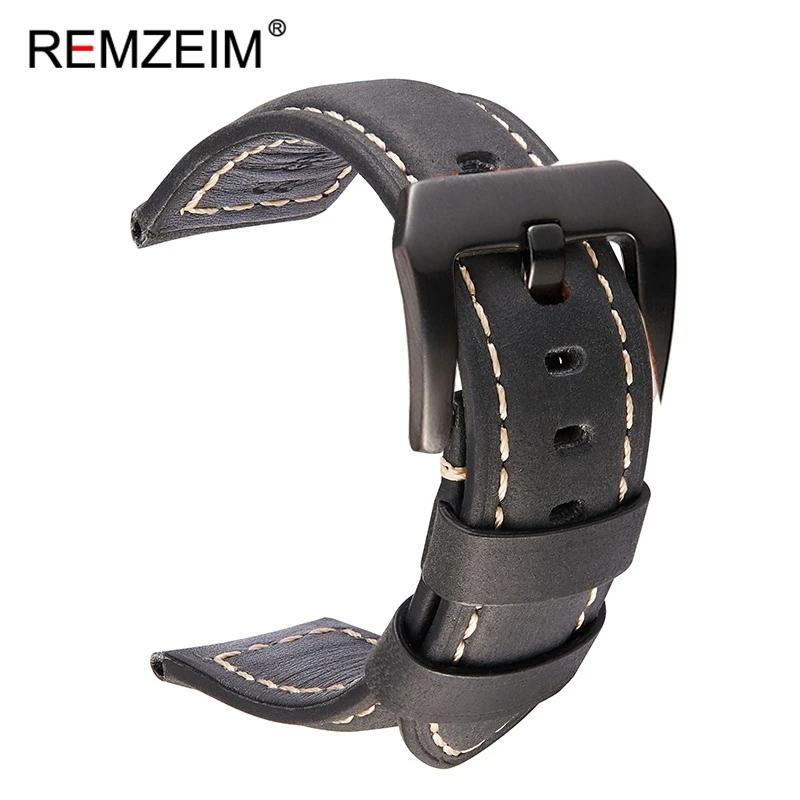 

20мм 22мм 24мм 26мм Ремешок из кожи Crazy Horse ручной работы Женский Мужской Ремешок для часов из коровьей кожи Аксессуары для часов Стальная пряжка Зеленый 22mm