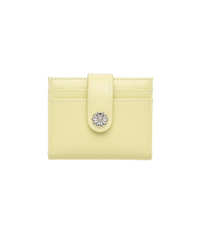 Lemasque Mini Daisy Photo Slot Business Card Holder Card Wallet Pale Lemon