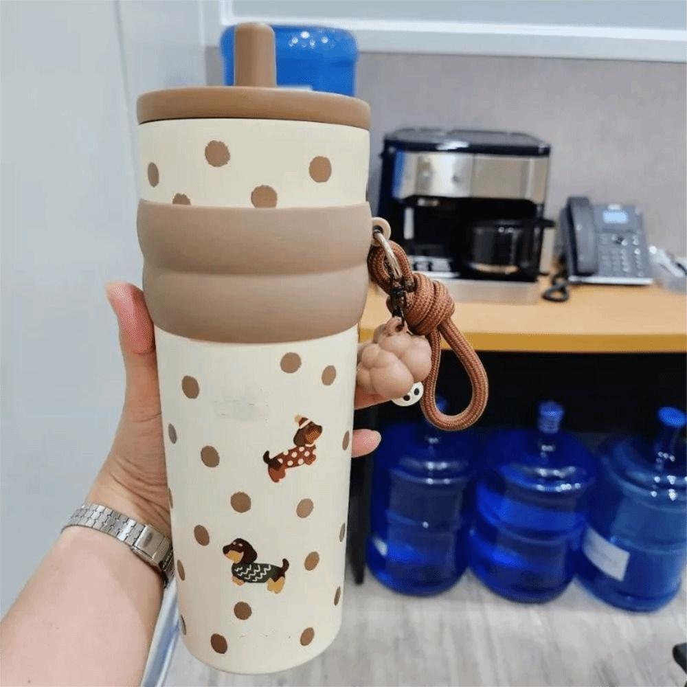 700ml Vacuum Cup Leak-Proof Thermos Water Bottle Stainless Steel Insulation Cup  Outdoor Activities