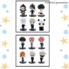 Authentic 6-piece Jujutsu Kaisen Pvc Figurine Set Toge Gojo Satoru Gojo Megumi Fushiguro Nobara Kugisaki Kechizu And Kokichi Muta 8cm Height