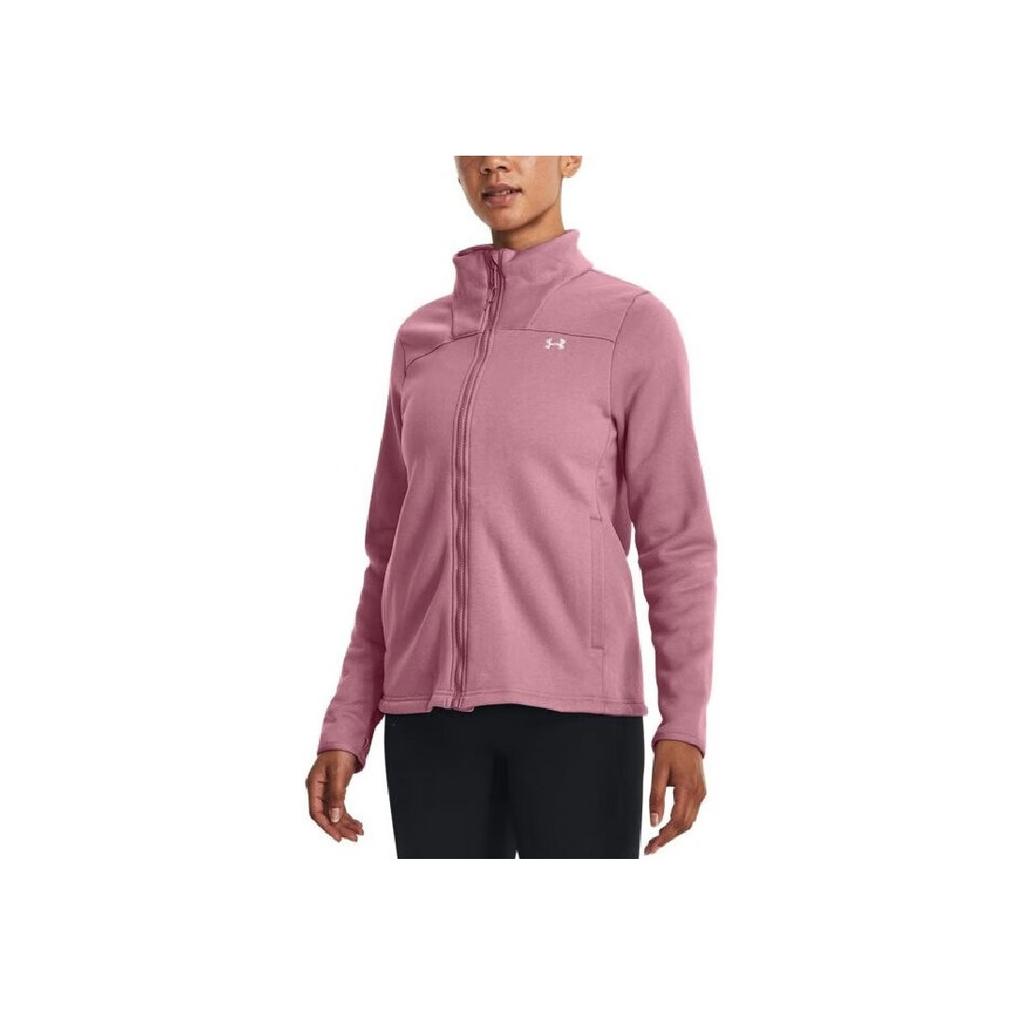 Under Armour Solid Color Casual Hooded Long Sleeve 3-In-1 Jacket Women Outerwear Pink 1371593-697