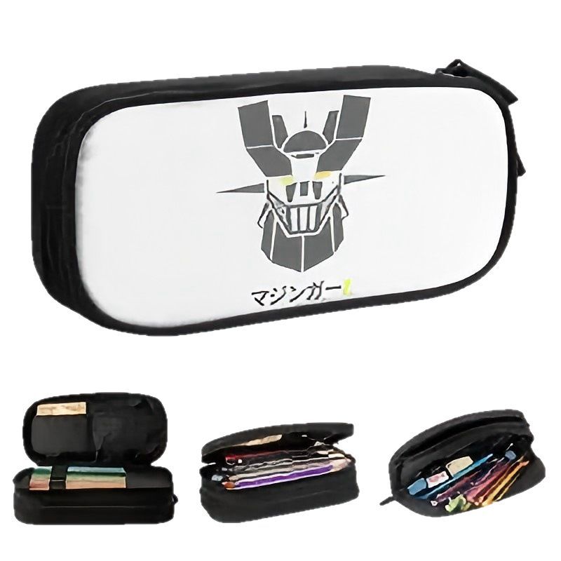 Student Zipper Pencil Case Polyester, Double Pencil Case Stationery Case Pencil Case Wish