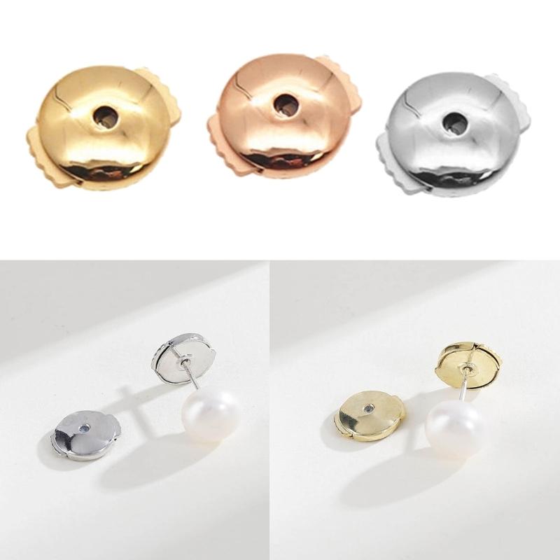 Stylish and Practical Earplugs Locking Clip Convenient Earplugs Retainer Large Earring Replacements for Studs Earrings