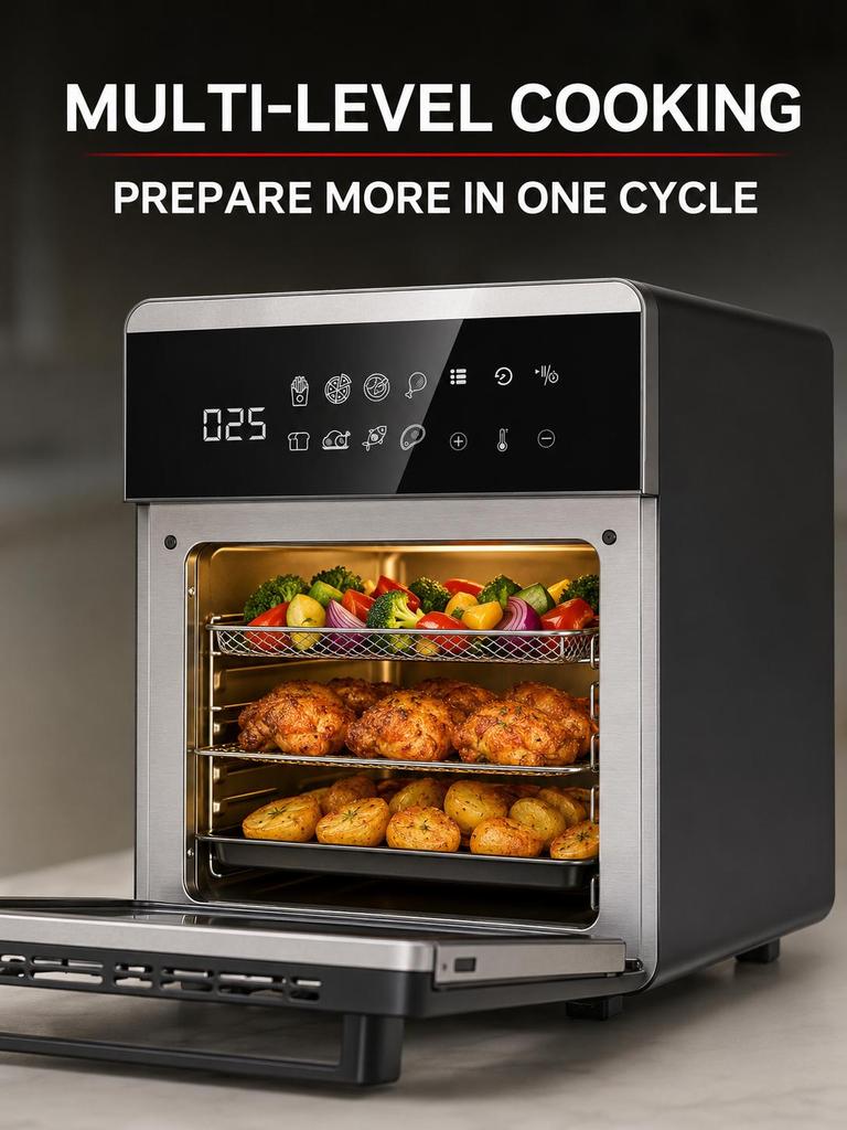 Electric Air Fryer XIAOMING TECH 16L 2100W for Home Use