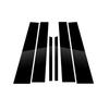 For BMW 1 Series E81 E82 E87 E88 Hatchback 04-12 B/C Pillar Stickers - PC Window Decorative Trim for Middle Pillar,Car Accessory