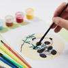 50 Pcs Nylon Hair Paint Brushes Art Supplies Small Watercolor Painting Brushes Set for Adult Students