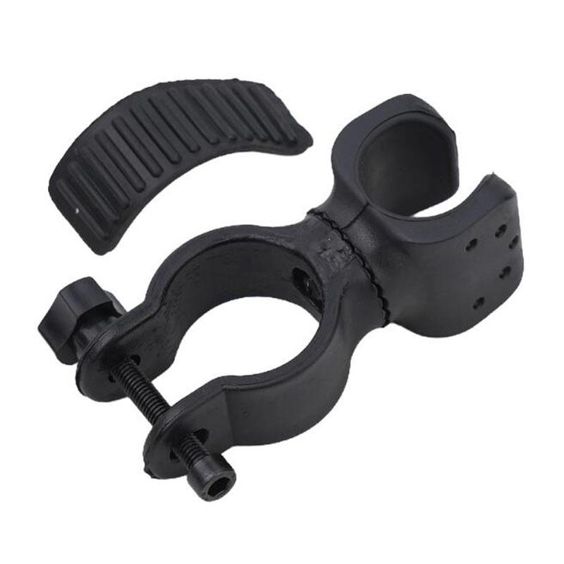 Fahrradlicht Lampenständer Halter 360 Grad Drehung Griff Mountainbike LED Taschenlampe Fackel Klemme Clip Halterung