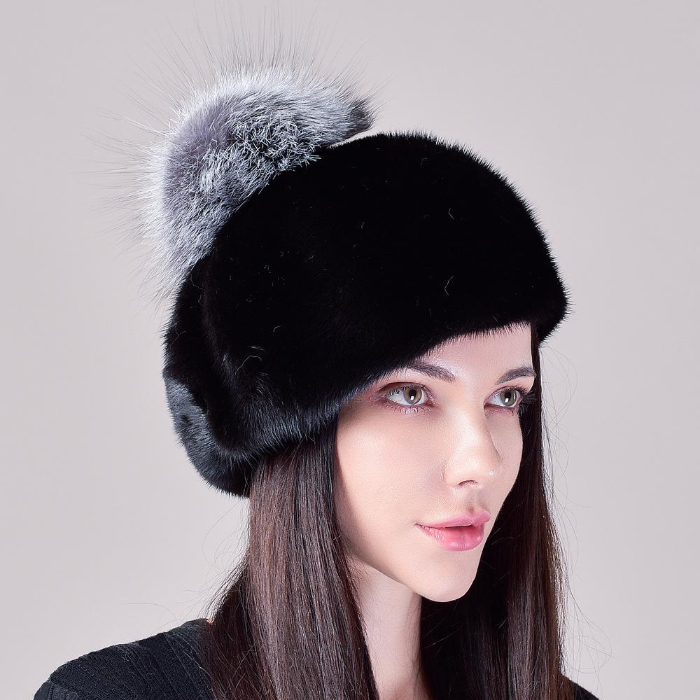 

Mink Fur Hat For Women In Winter