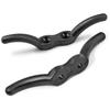 2 Pcs Nylon Boat Cleat – 4 Inch Black Rope Cleat, Heavy Duty Marine Mooring Cleat With Mounting Screws For Boats, Kayaks, DIY Projects