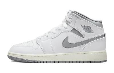 Air Jordan 1 Mid Neutral Grey GS 554725-135