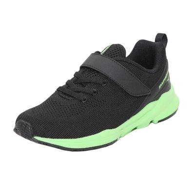 Shunsoku Sneakers for Boys and SJJ 1640 7850 New Cm Kids, Girls, Wide, Lightweight, 15-25cm, 3E, 8690, Black/Green, Color, 22.5