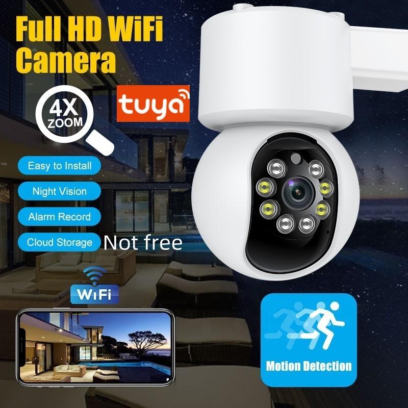 

Tuya 200w 1080P Домашняя камера наблюдения Полноцветная камера видеонаблюдения WiFi IP-камера