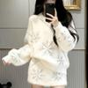 Sweet Style Snowflake Sweater & Skirt Set for Women - 2026 Autumn/Winter Collection