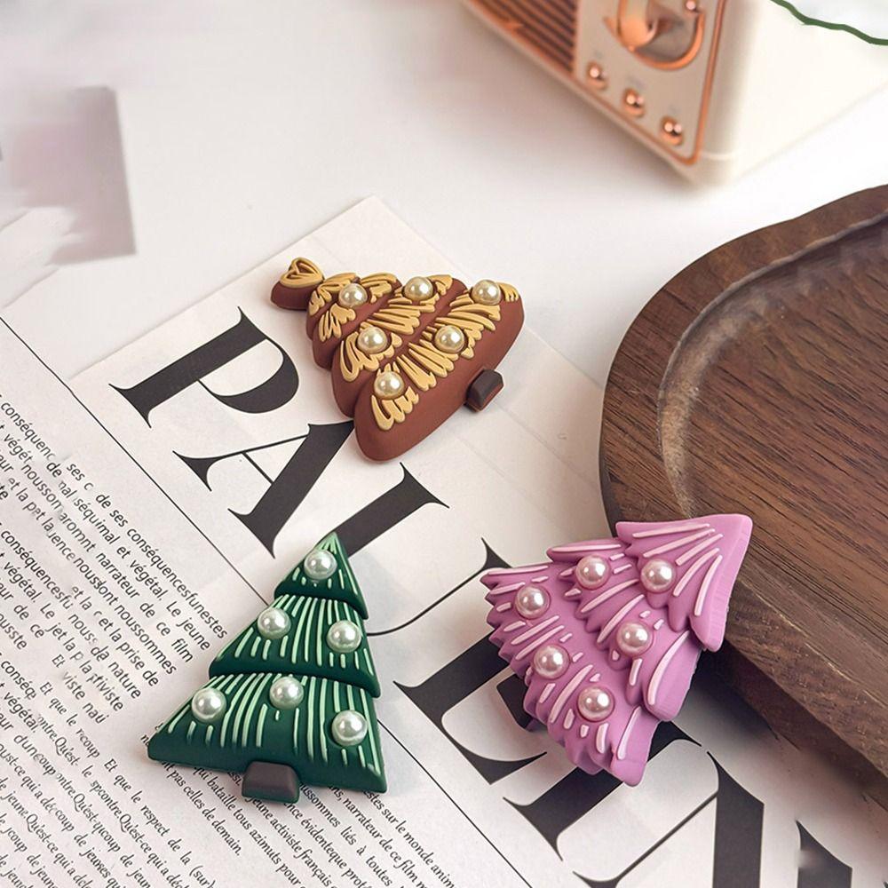 Simulated Christmas Tree Fridge Magnets 3D Soft Rubber Refrigerator Magnets Magnetic Sticker Kitchen Refrigerator Locker