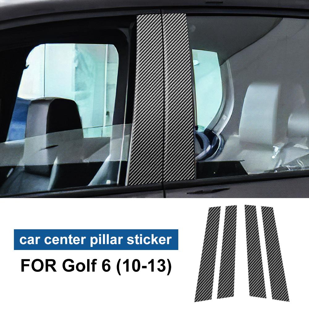 

Carbon Fiber B Pillar Cover Car Window Column Decorative Sticker for Volkswagen VW Golf 6 7 8 MK6 MK7 MK8 2010-2025 Accessories