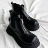 Fashion Thick Soled British Style Woman Shoes 2026Winter New Women's Ankle Boots Comfor Anti Slip Women Snow Boots Bottes Femmes