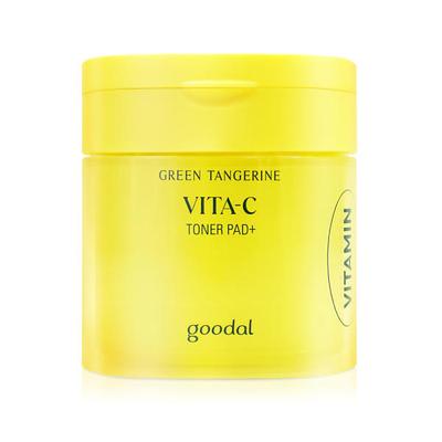 Grünes Mandarinen-Vitamin-C-Gesichtswasser-Pad, 70 Stück (140ml)