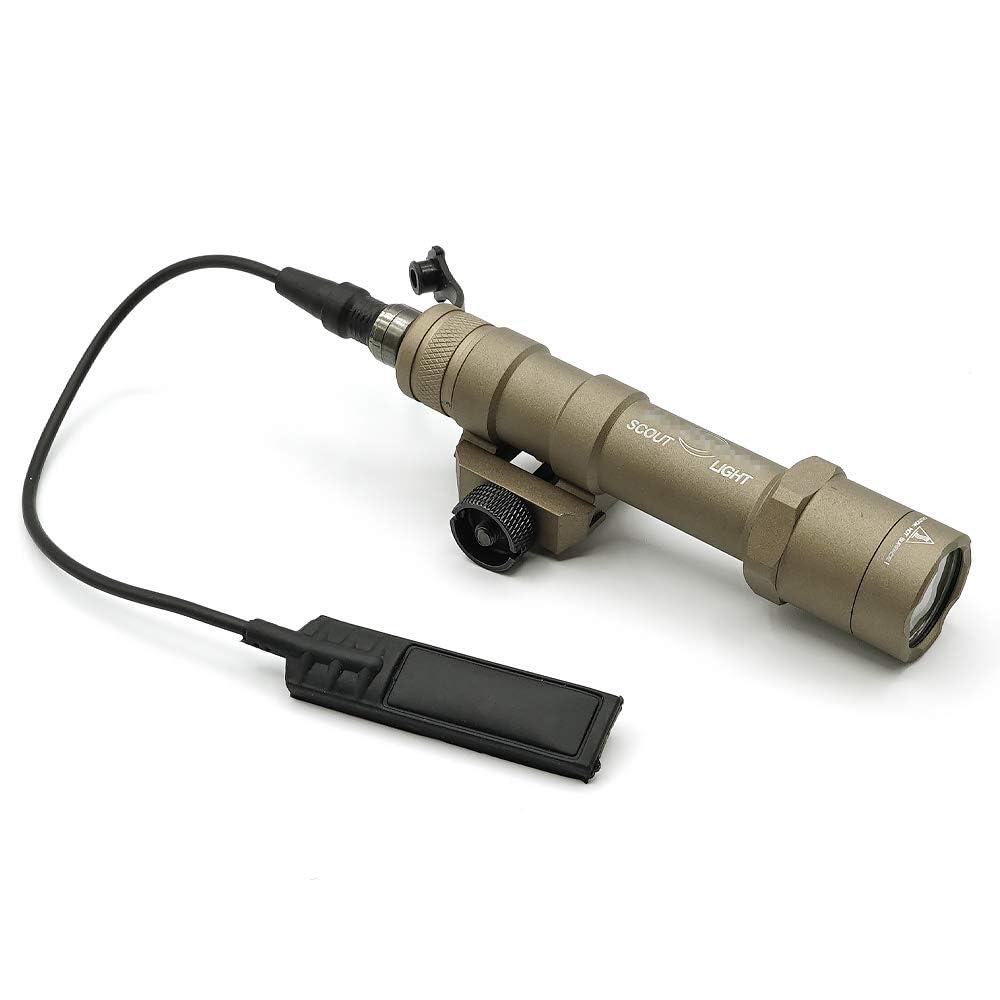 Ryohin Takehin SF Stamp M600B Type Scout 470 with Two CREE R5 Flat Dark Earth Light, Lumens, Switches, XP-G LED, FDE,
