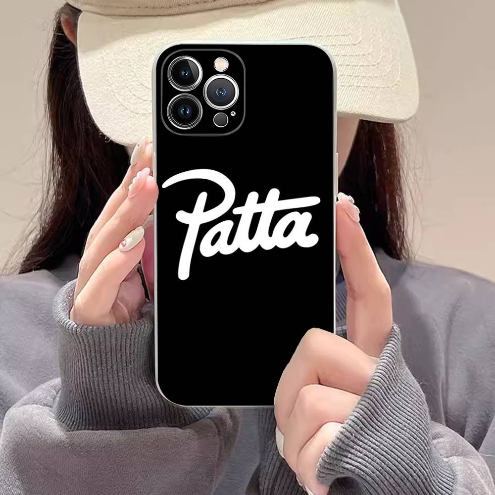 Fashion P-Patta Phone Case For IPhone 17 16 15 14 13 12 11 Pro Max Plus Soft Cover Personalized DIY
