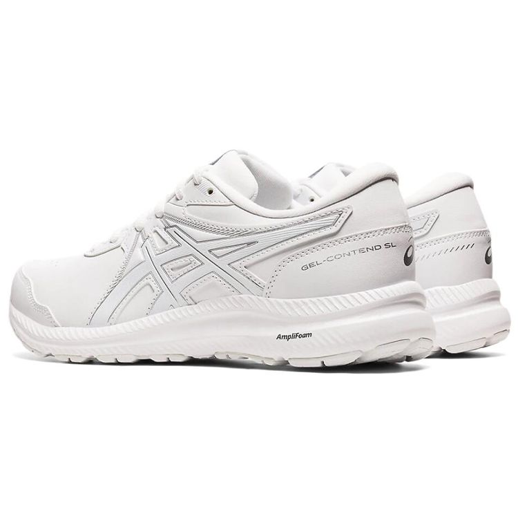 Asics Women's GEL-CONTEND SL Walking Shoes White 1132A057-100