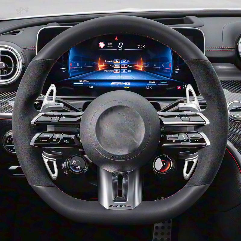 Paddle Shifter For Mercedes Benz AMG A45 C43 C63 CLA45S E53 G63 GT53 2024 2025 Car Steering Wheel Paddles Extension DSG Stickers