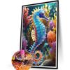 5D DIY Full Round Drill Diamond Painting Seahorse Home Decor Art Craft 40x60cm