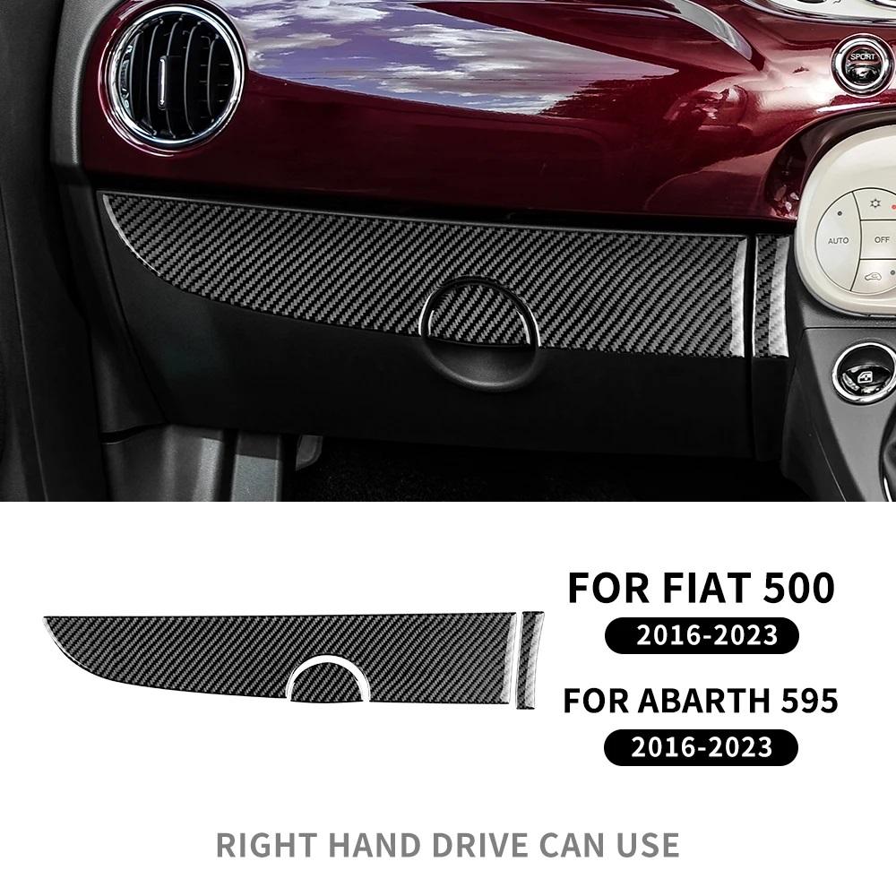Real Soft Carbon Fiber For Fiat 500 Abarth 595 2016-2018 2019 2020 2021 2022 2023 Abarth 695 2017-2023 Car Main Driver Co-liopt.