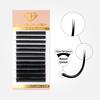 Comelylash Hot Sale Super Soft 0.15 Flat Lashes Extensions 0.20 Ellipse Flat Lash 0.07 Ellipse Flat Lash
