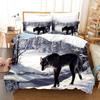 3D Die Wolf-Serie Bettwäsche-Sets Bettbezug-Set mit Kissenbezug Twin Full Queen King Bettwäsche Bettwäsche